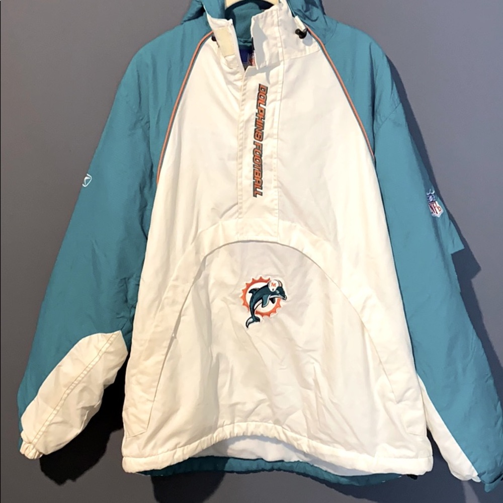 Vintage Miami Dolphins Football Reebox Jacket M